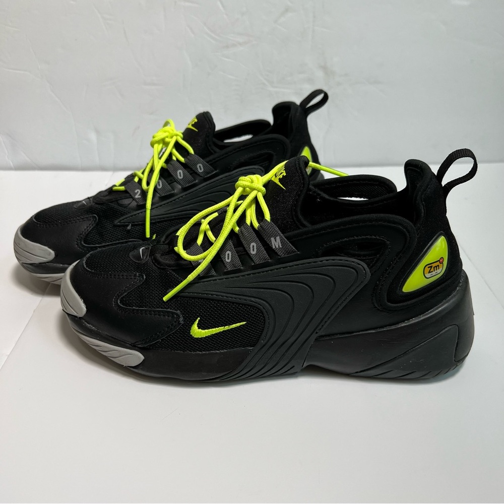 Nike Zoom 2000 2K Volt Green and Black Chunky Sneakers - Picture 8 of 8